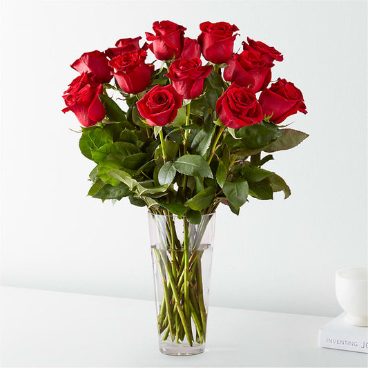 Long Stem Red Rose Bouquet – The Flower Shop, Sacramento CA