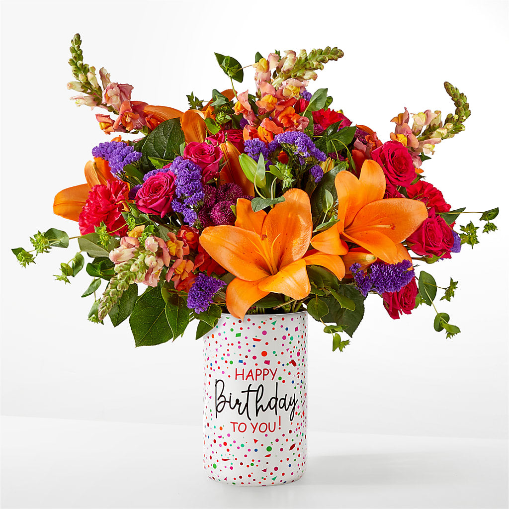 Birthday Palooza Bouquet – The Flower Shop, Sacramento CA