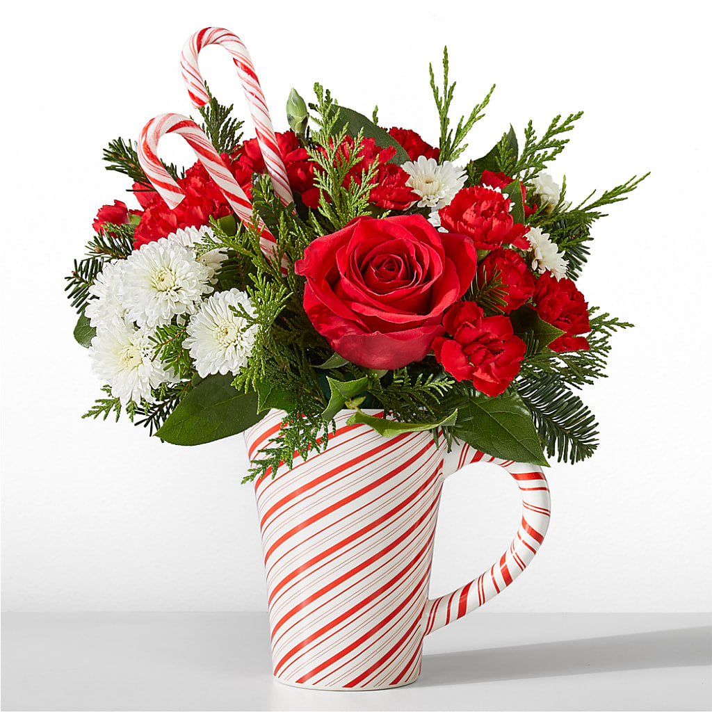 Peppermint Swirl Mug – The Flower Shop, Sacramento CA