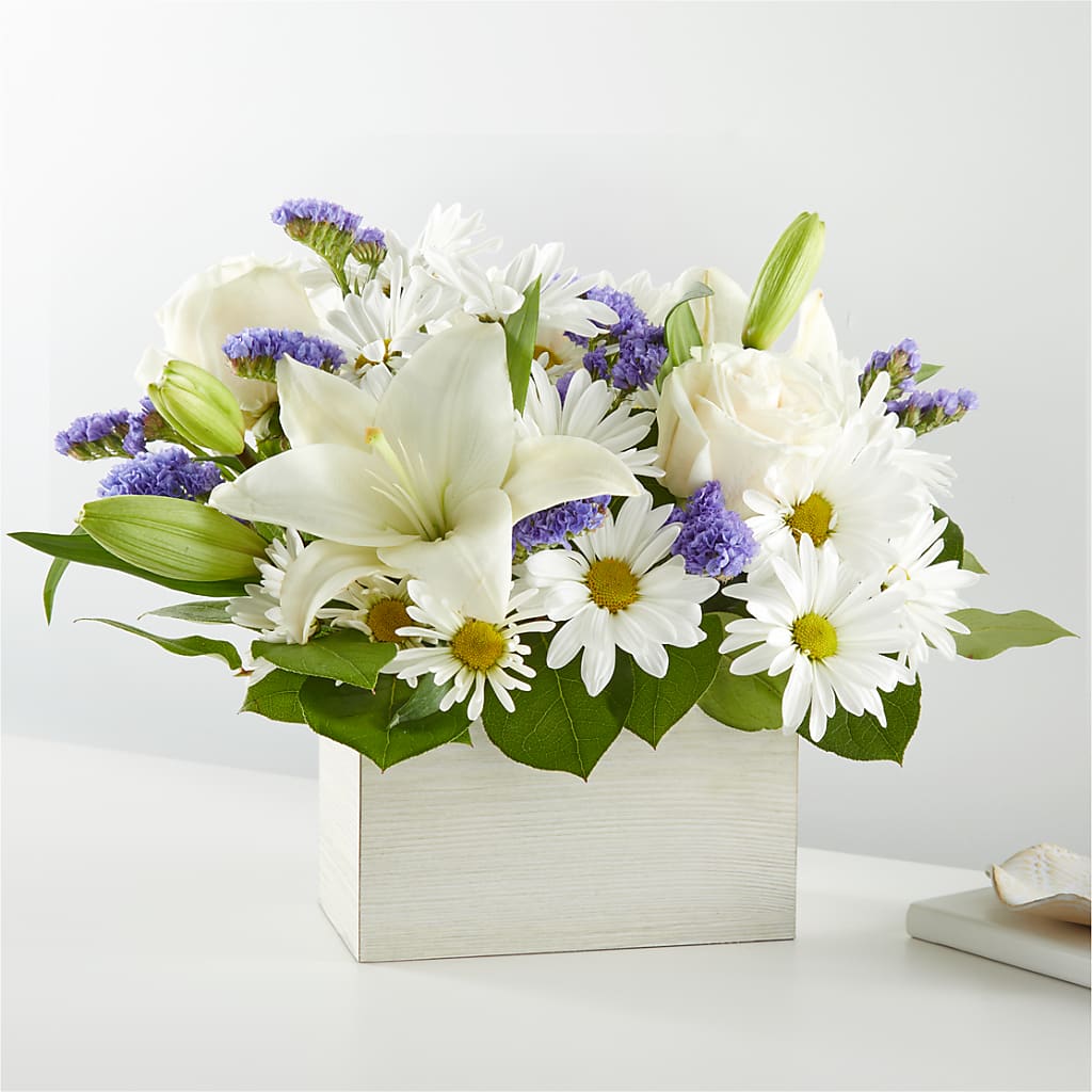 Beyond Blue Box Bouquet – The Flower Shop, Sacramento CA