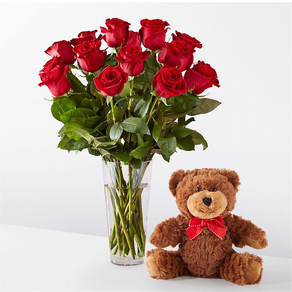 Romantic Long Stem Red Rose Bouquet Bundles – The Flower Shop, Sacramento CA