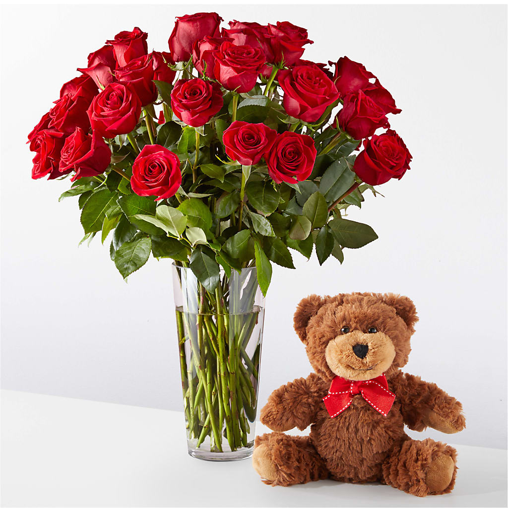 Romantic Long Stem Red Rose Bouquet Bundles – The Flower Shop, Sacramento CA