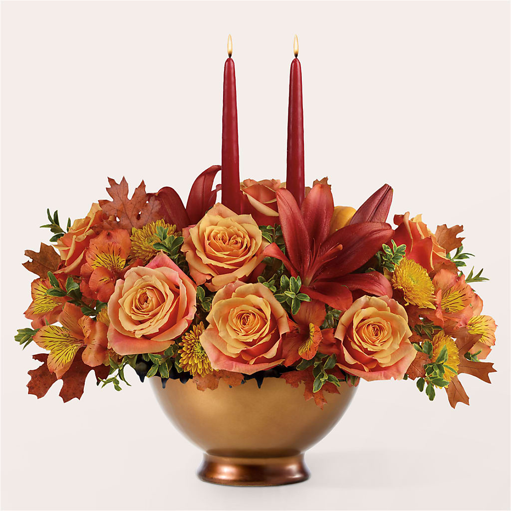 Harvest Table Centerpiece – The Flower Shop, Sacramento CA