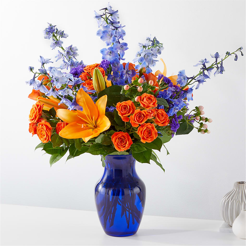 Radiant Citrus Bouquet – The Flower Shop, Sacramento CA