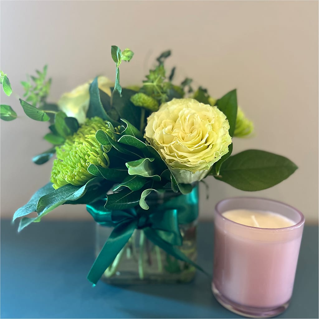 Emerald Forest Bouquet – The Flower Shop, Sacramento CA