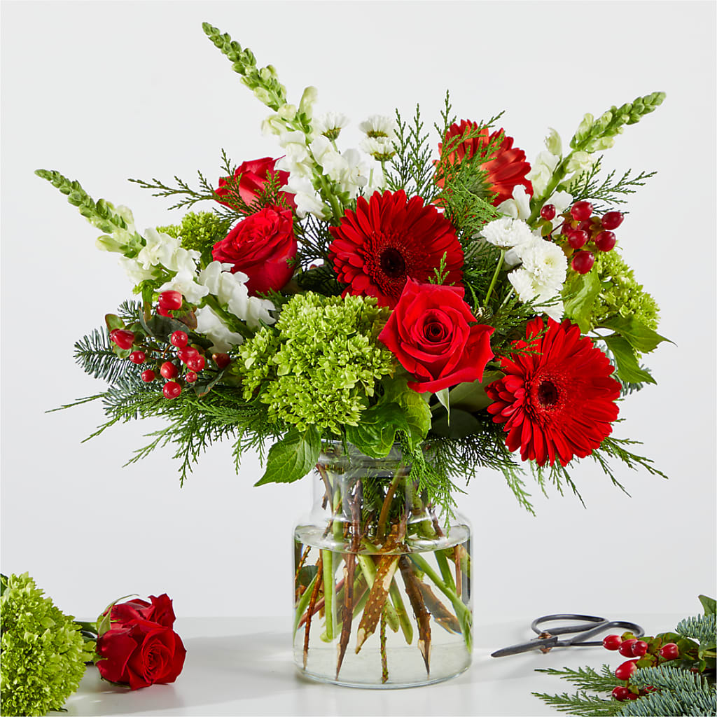 Merry Moment Bouquet – A Florist Original – The Flower Shop, Sacramento CA