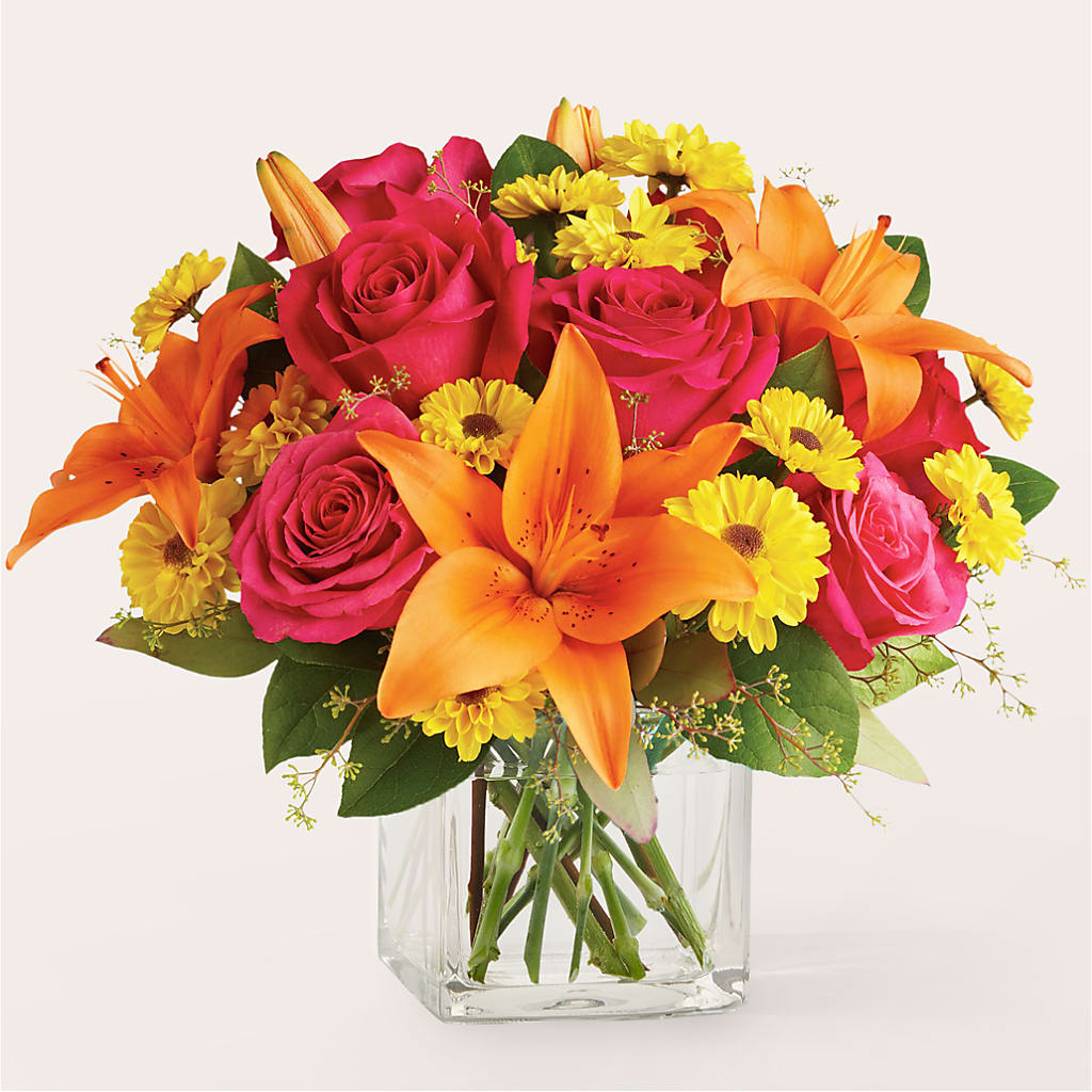 Neon Lights Bouquet – The Flower Shop, Sacramento CA