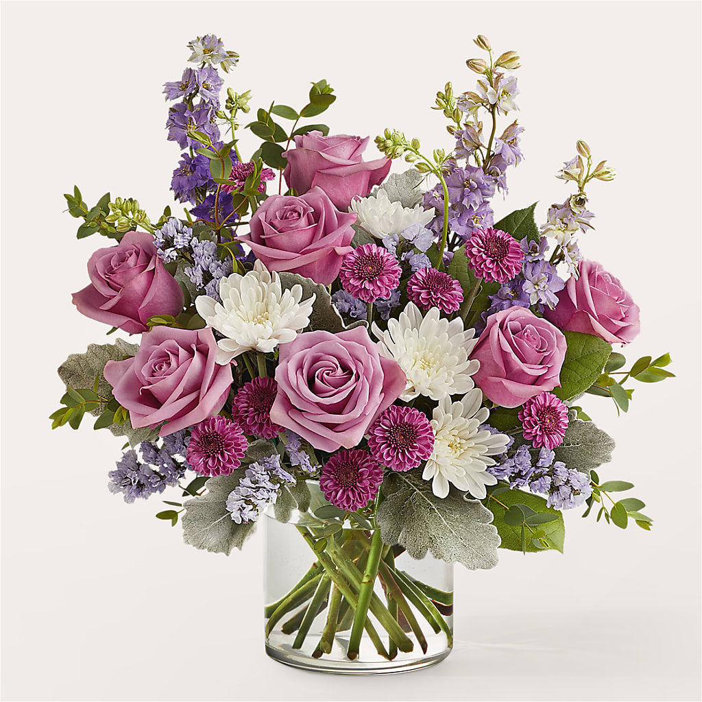 Violet Frost Bouquet – The Flower Shop, Sacramento CA