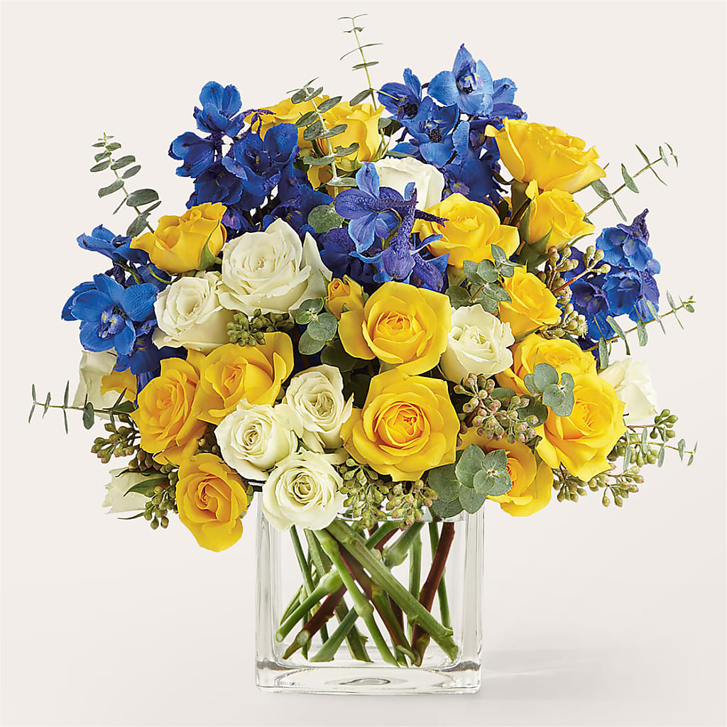 Sparkling Citrine Bouquet – The Flower Shop, Sacramento CA