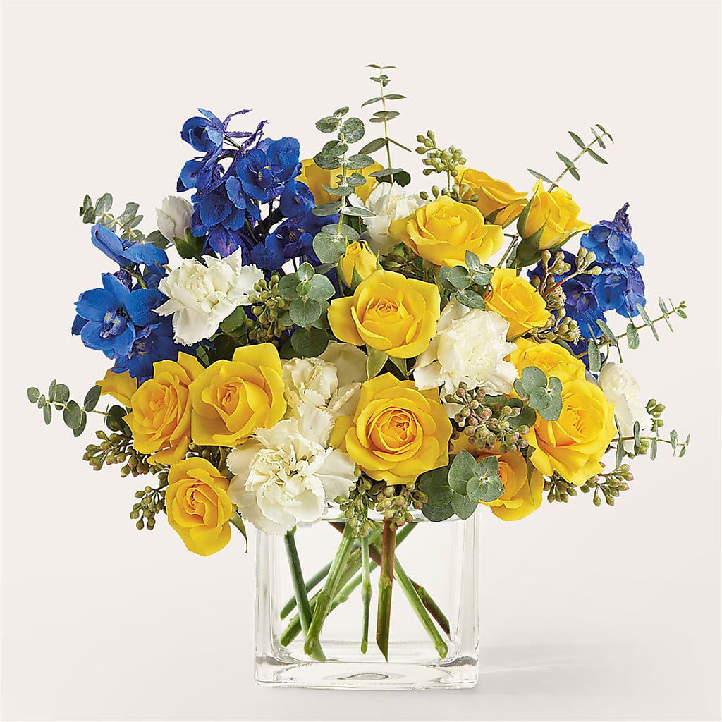 Sparkling Citrine Bouquet – The Flower Shop, Sacramento CA