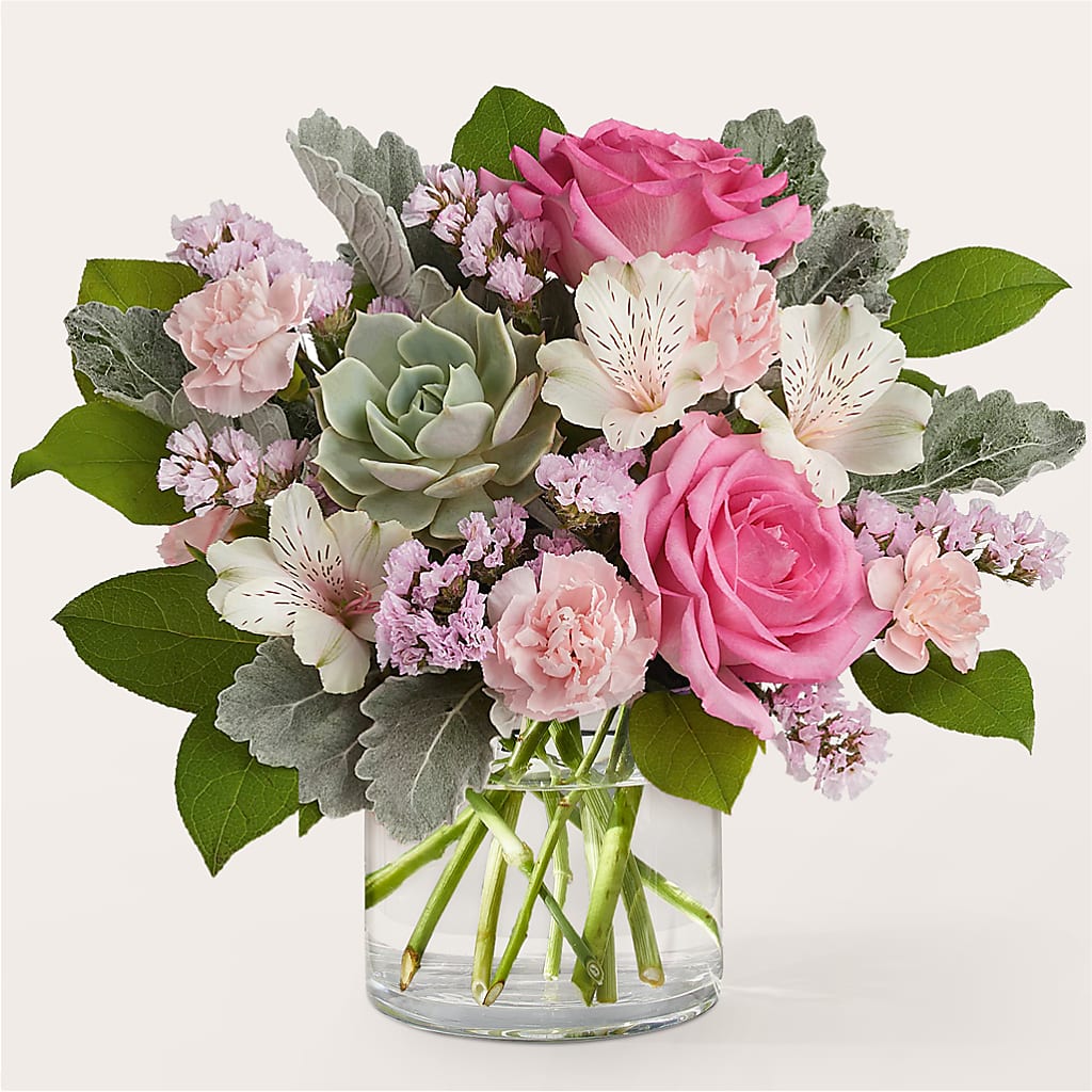 Dusty Rose Bouquet – The Flower Shop, Sacramento CA