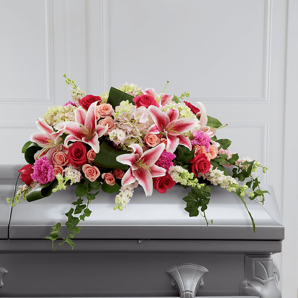 Splendid Grace Casket Spray – The Flower Shop, Sacramento CA