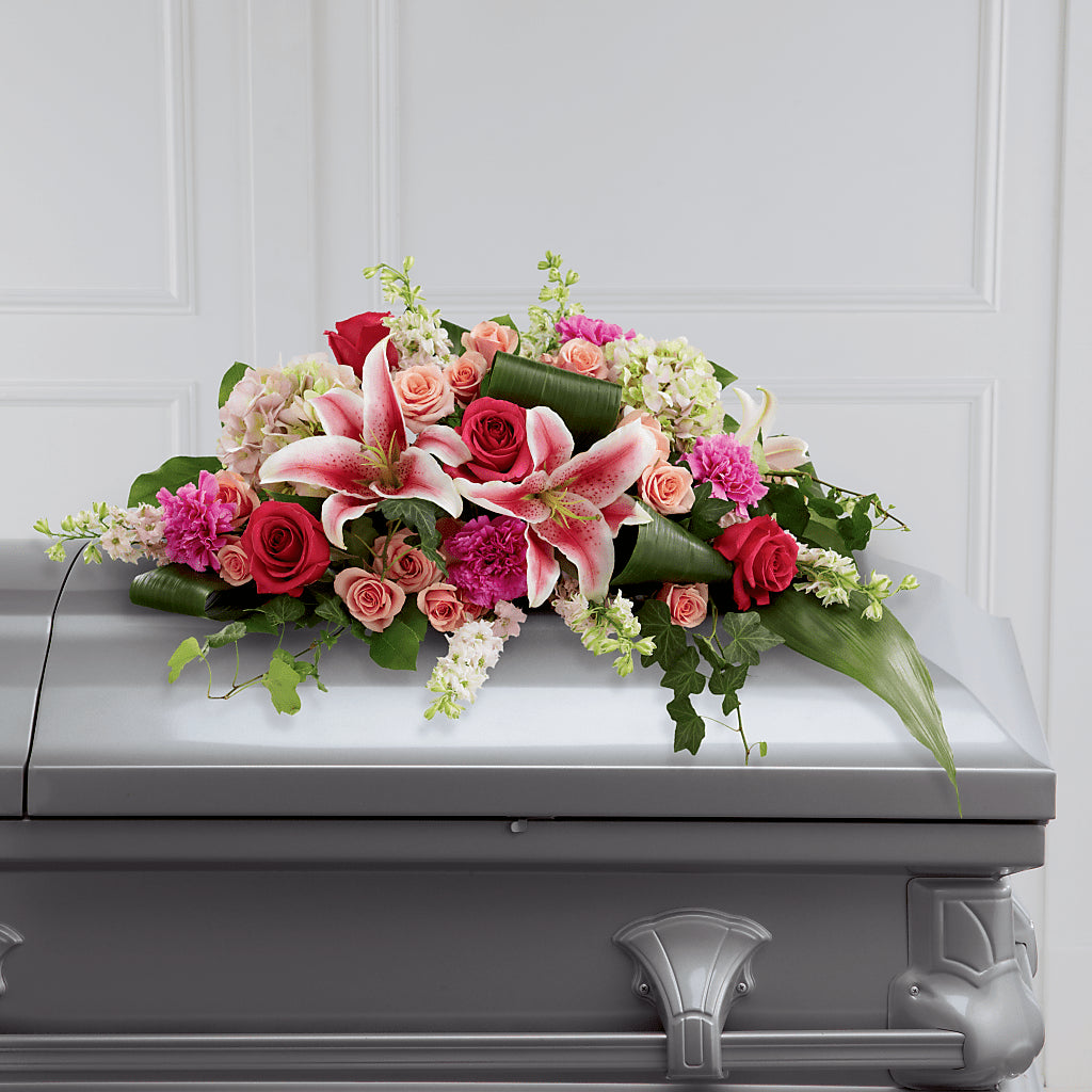Splendid Grace Casket Spray – The Flower Shop, Sacramento CA