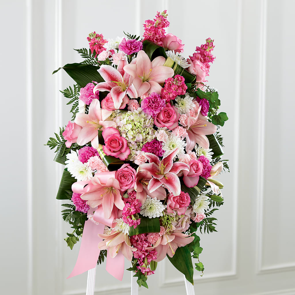 Comforting Standing Spray – The Flower Shop, Sacramento CA