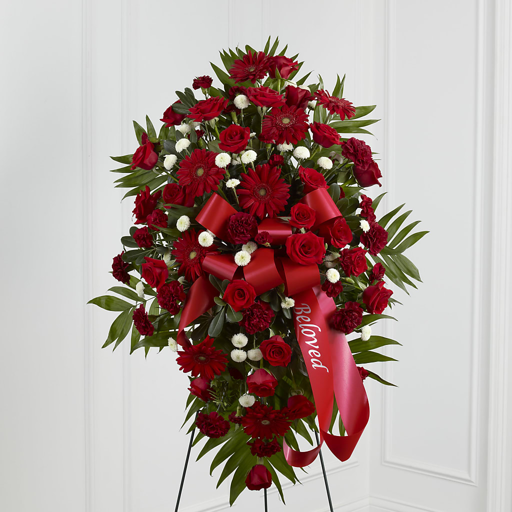 Treasured Memories Standing Spray – The Flower Shop, Sacramento CA