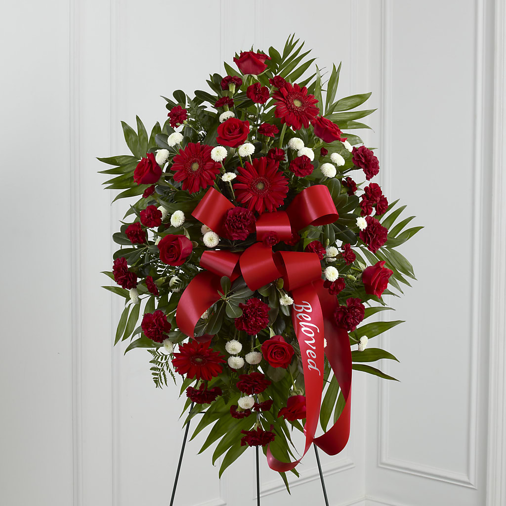 Treasured Memories Standing Spray – The Flower Shop, Sacramento CA