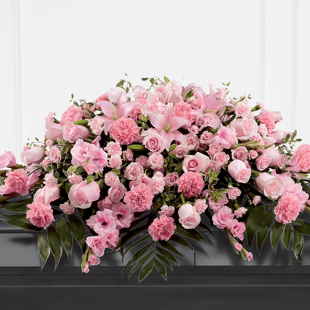 Garden of Comfort Casket Spray (Standard) – The Flower Shop, Sacramento CA
