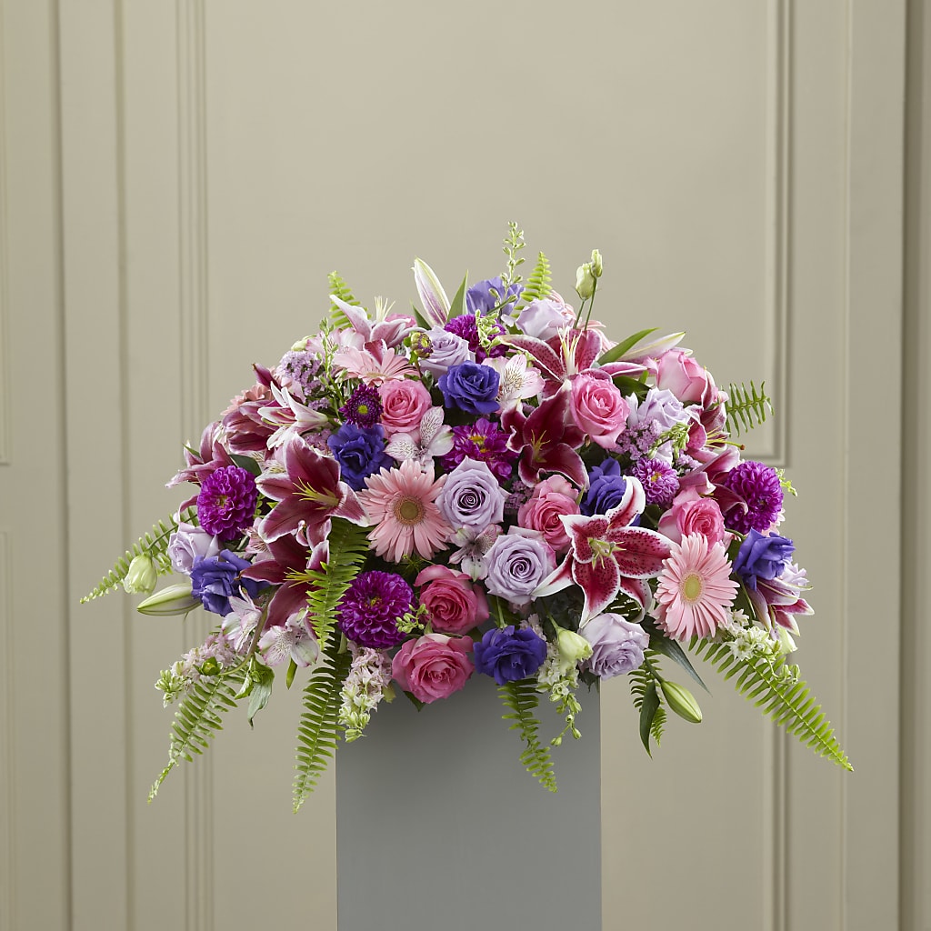 Fare Thee Well Pedestal – The Flower Shop, Sacramento CA