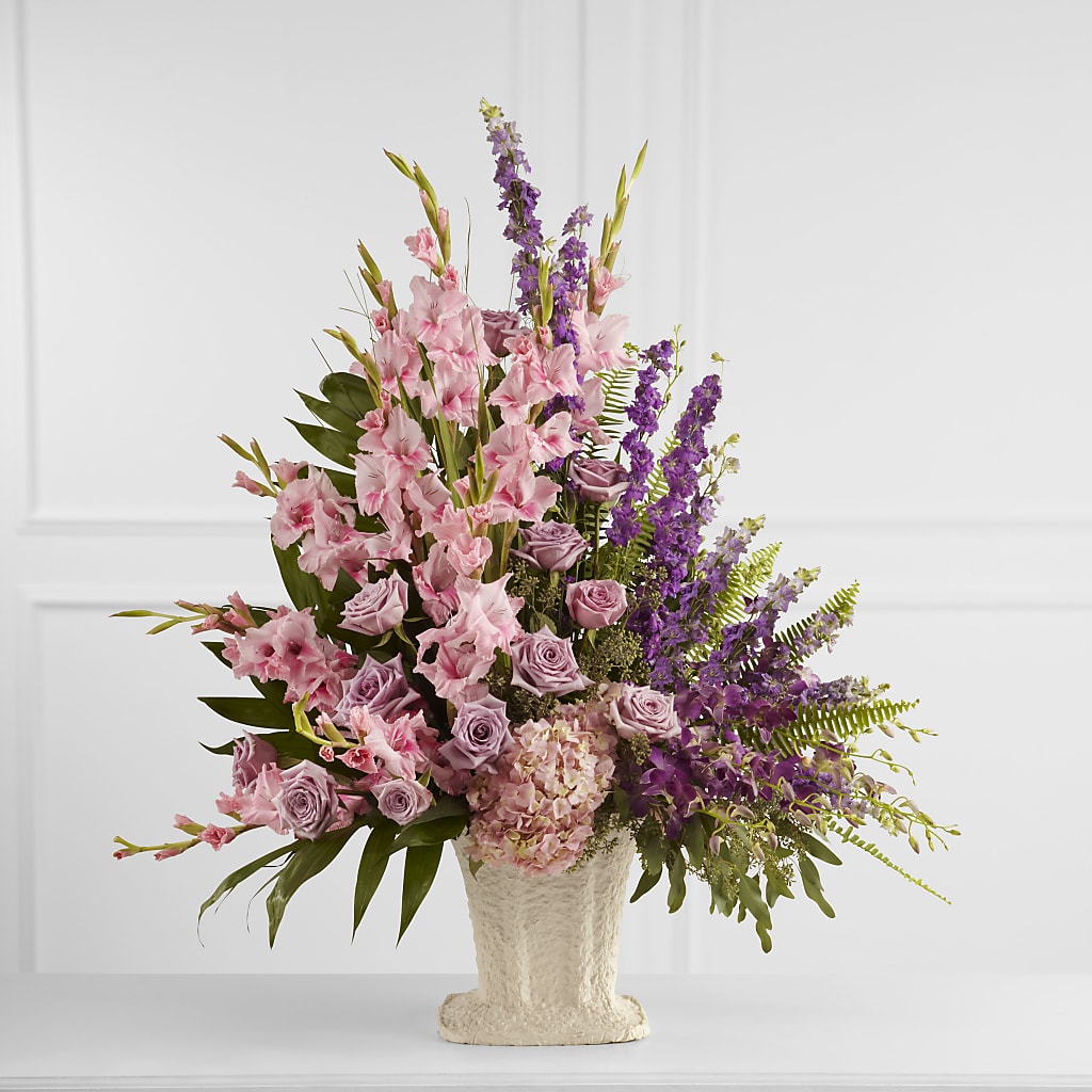 Flowing Garden Arrangement – The Flower Shop, Sacramento CA