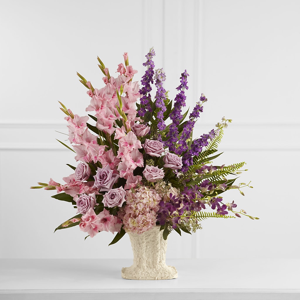 Flowing Garden Arrangement – The Flower Shop, Sacramento CA