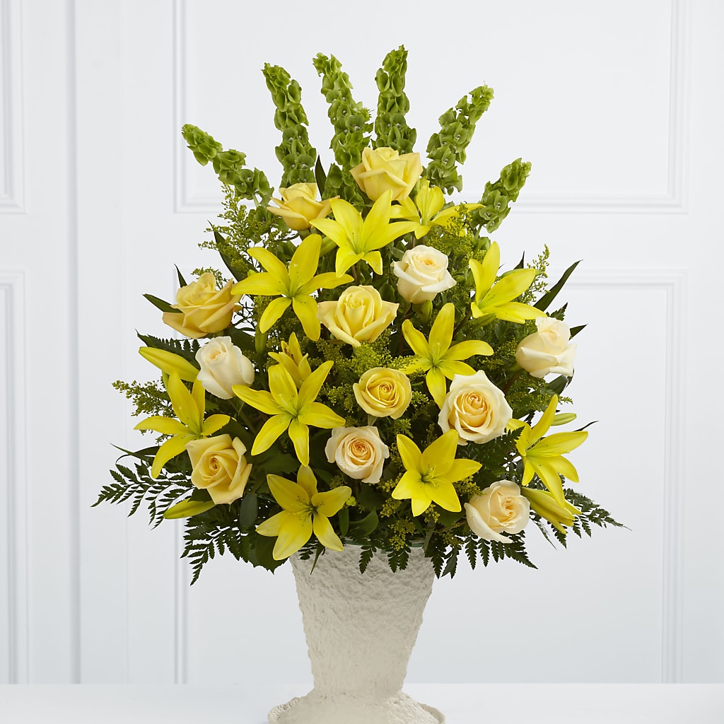 Golden Memories Arrangement – The Flower Shop, Sacramento CA