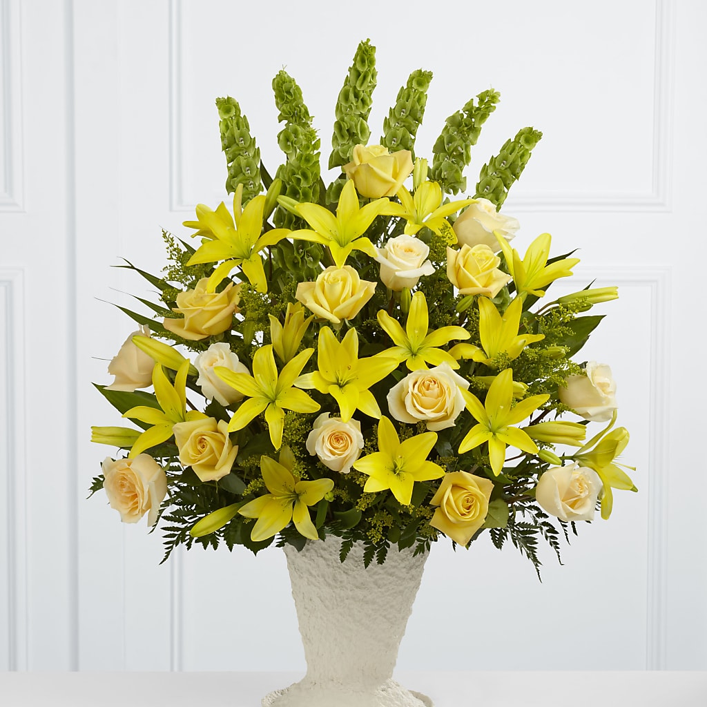 Golden Memories Arrangement – The Flower Shop, Sacramento CA