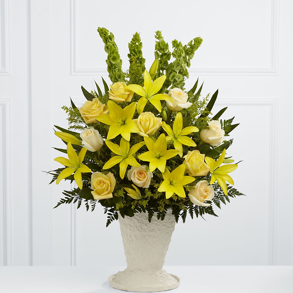 Golden Memories Arrangement – The Flower Shop, Sacramento CA