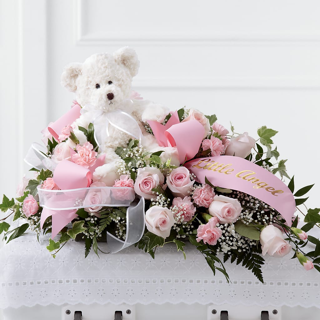 Touch of Sympathy Casket Spray – The Flower Shop, Sacramento CA