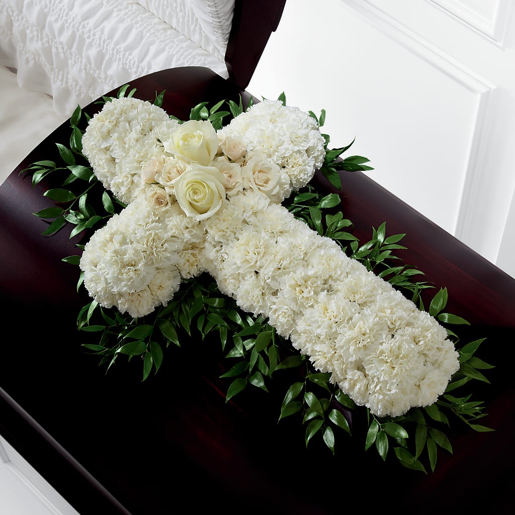 Peaceful Memories Casket Spray (Standard) – The Flower Shop, Sacramento CA