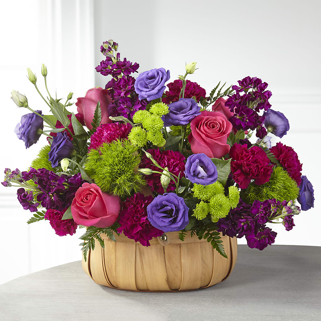 Serene Sanctuary Basket – The Flower Shop, Sacramento CA
