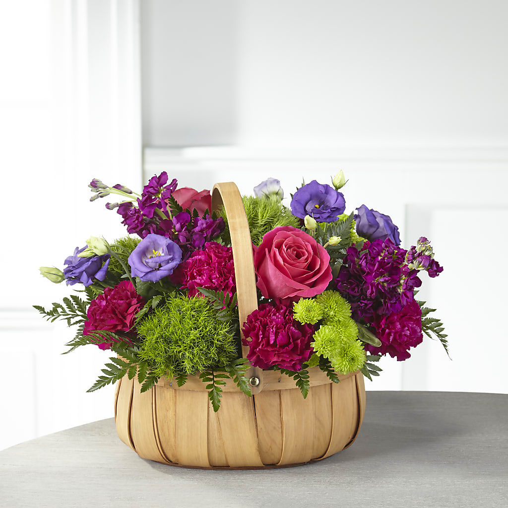 Serene Sanctuary Basket – The Flower Shop, Sacramento CA