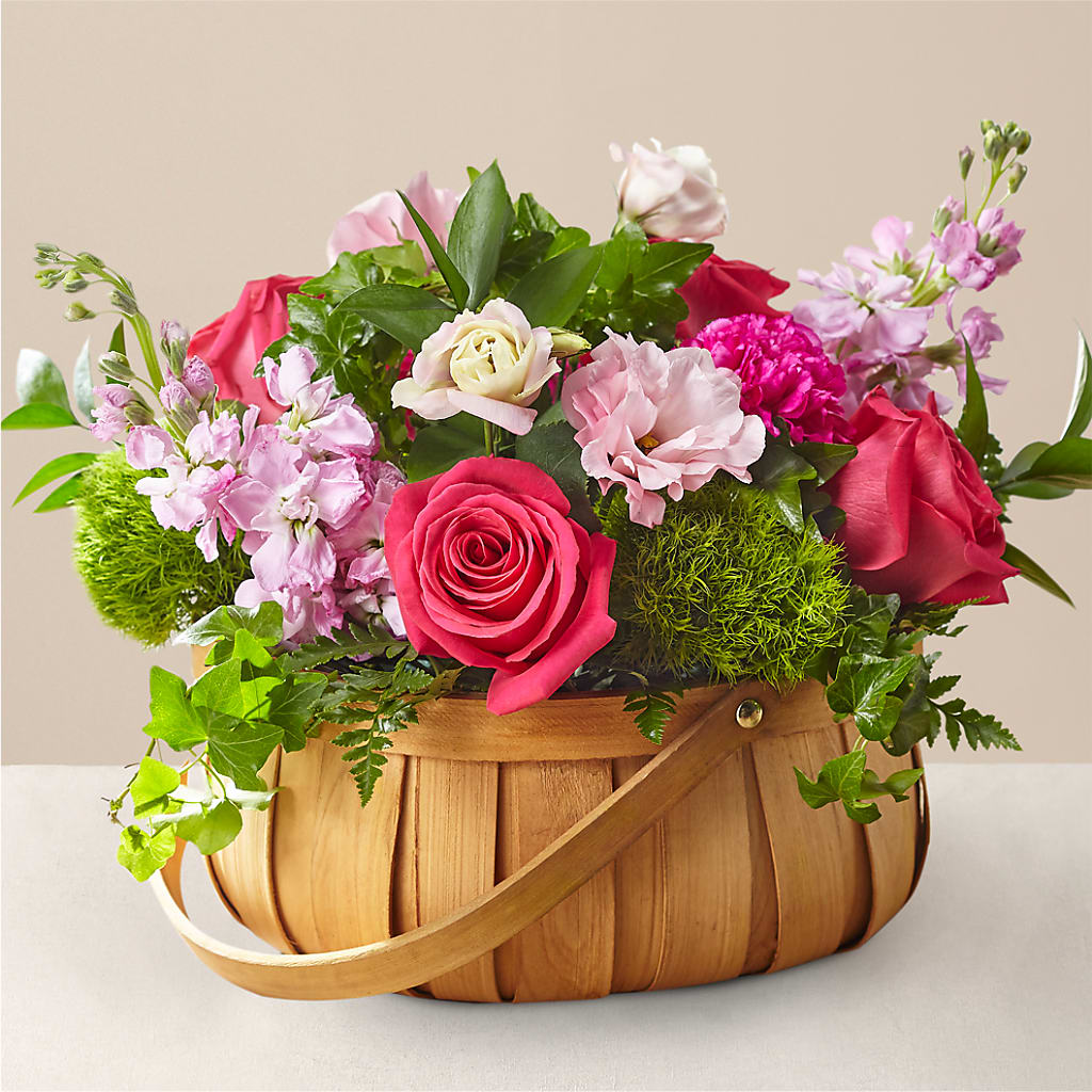 Radiance in Bloom Basket – The Flower Shop, Sacramento CA