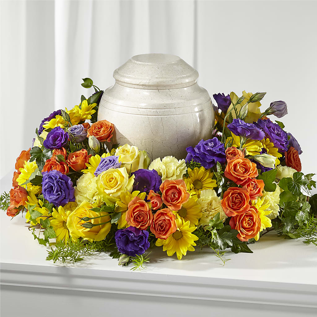 Blossoms of Remembrance Cremation Adornment – The Flower Shop, Sacramento CA