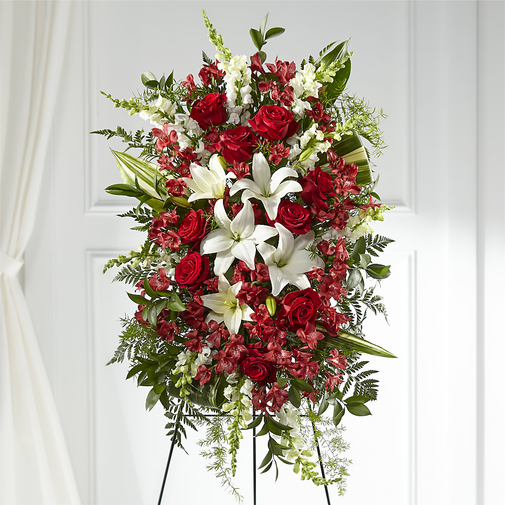 Everlasting Memory Standing Spray – The Flower Shop, Sacramento CA