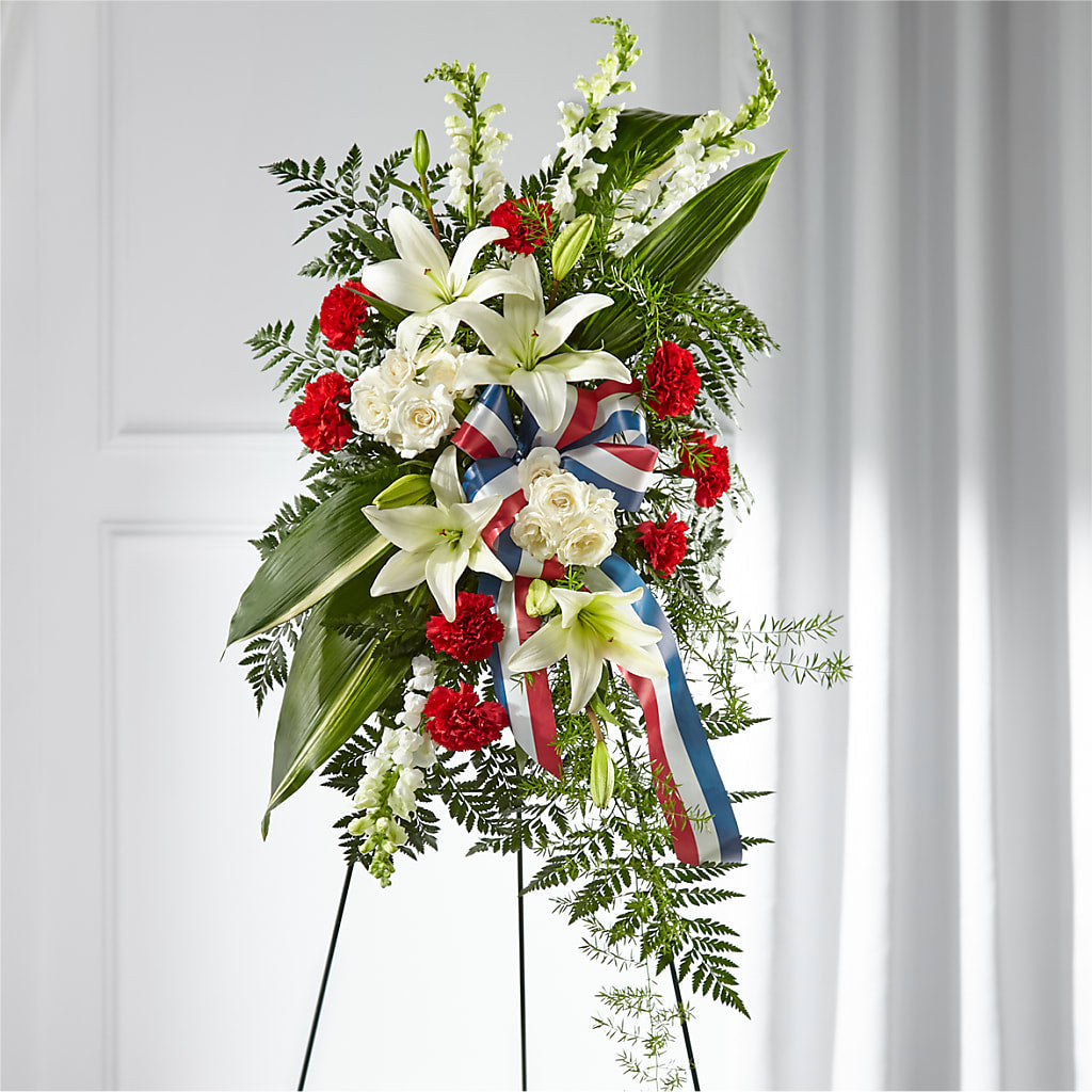 Stars of Life Standing Spray – The Flower Shop, Sacramento CA