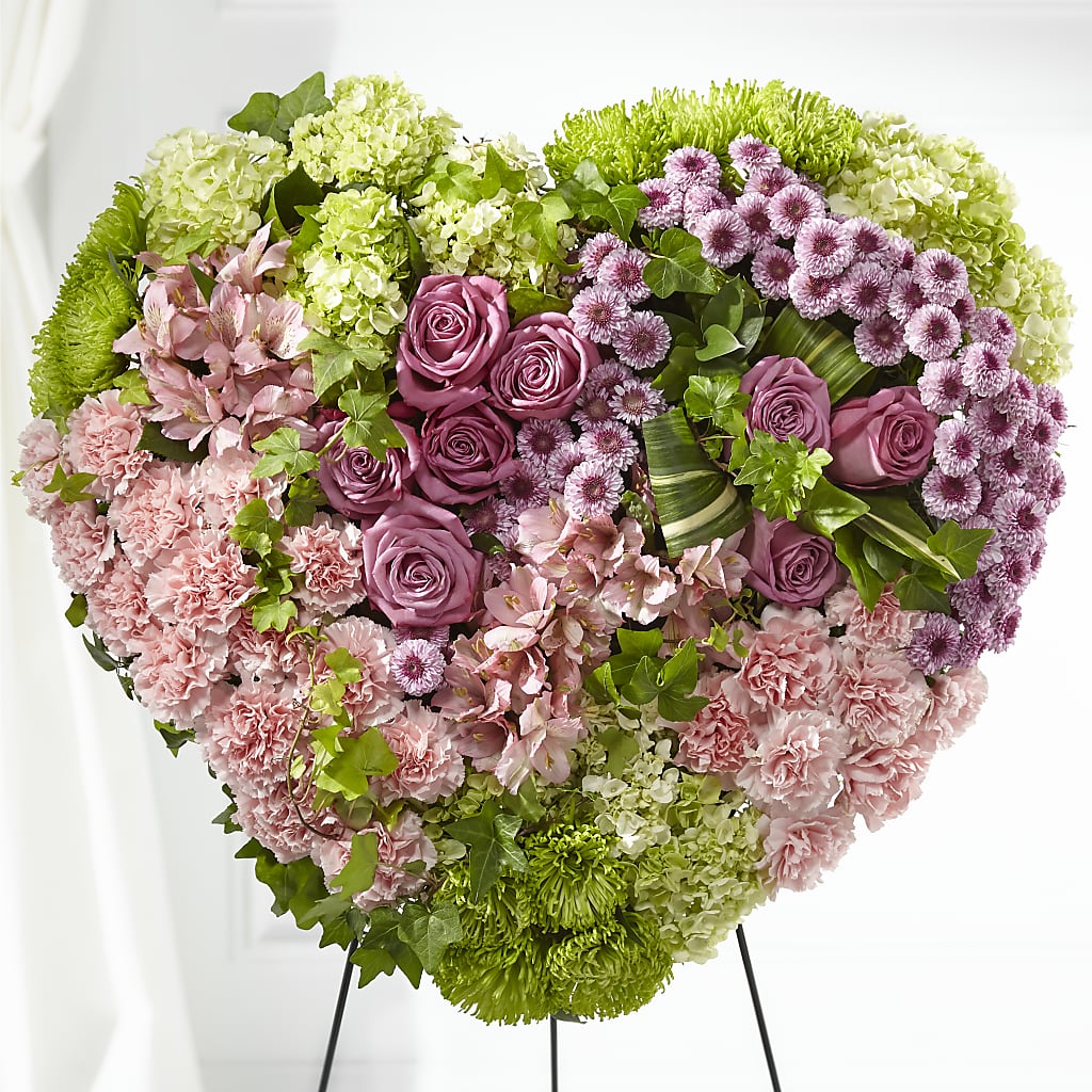 Heartwarming Standing Heart – The Flower Shop, Sacramento CA
