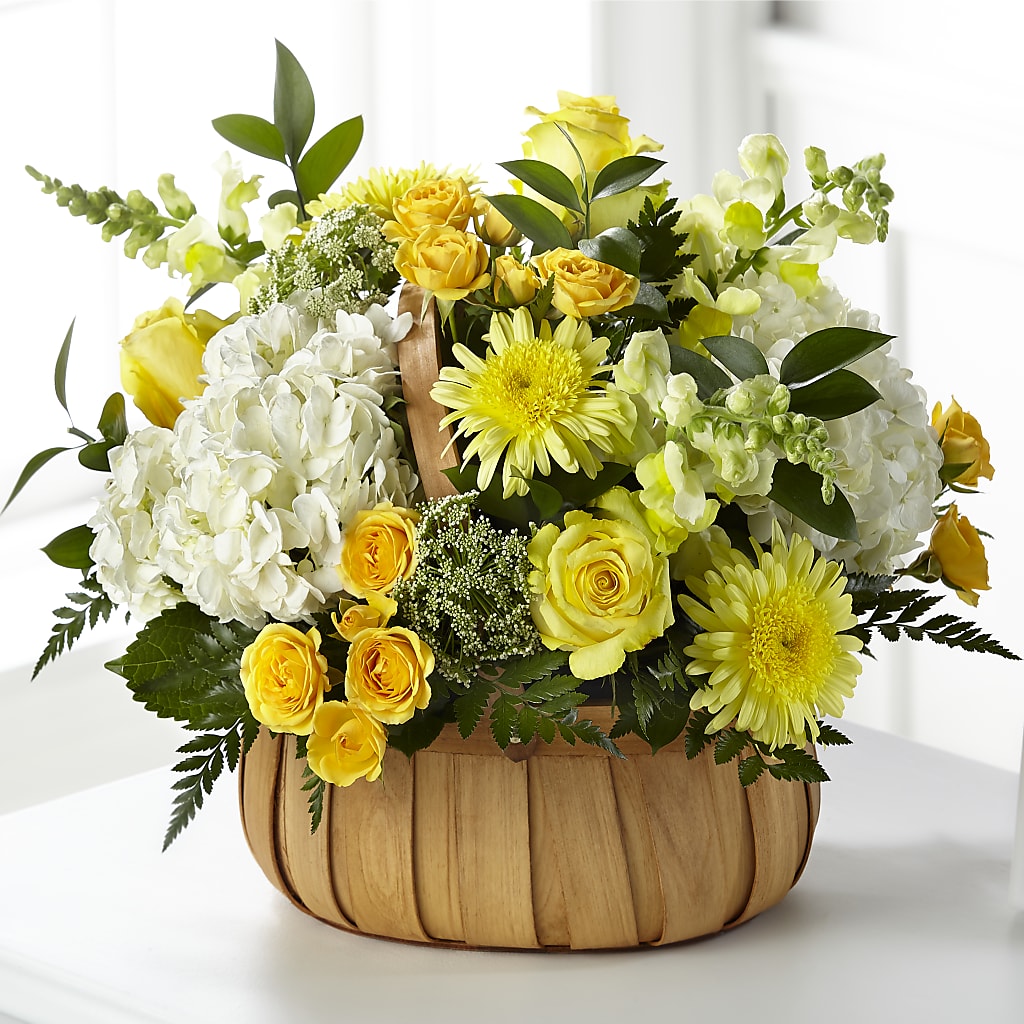 Rustic Remembrance Basket – The Flower Shop, Sacramento CA