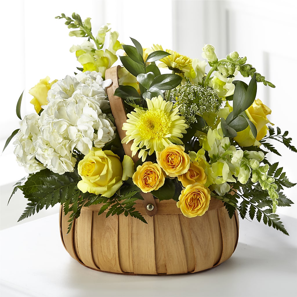 Rustic Remembrance Basket – The Flower Shop, Sacramento CA