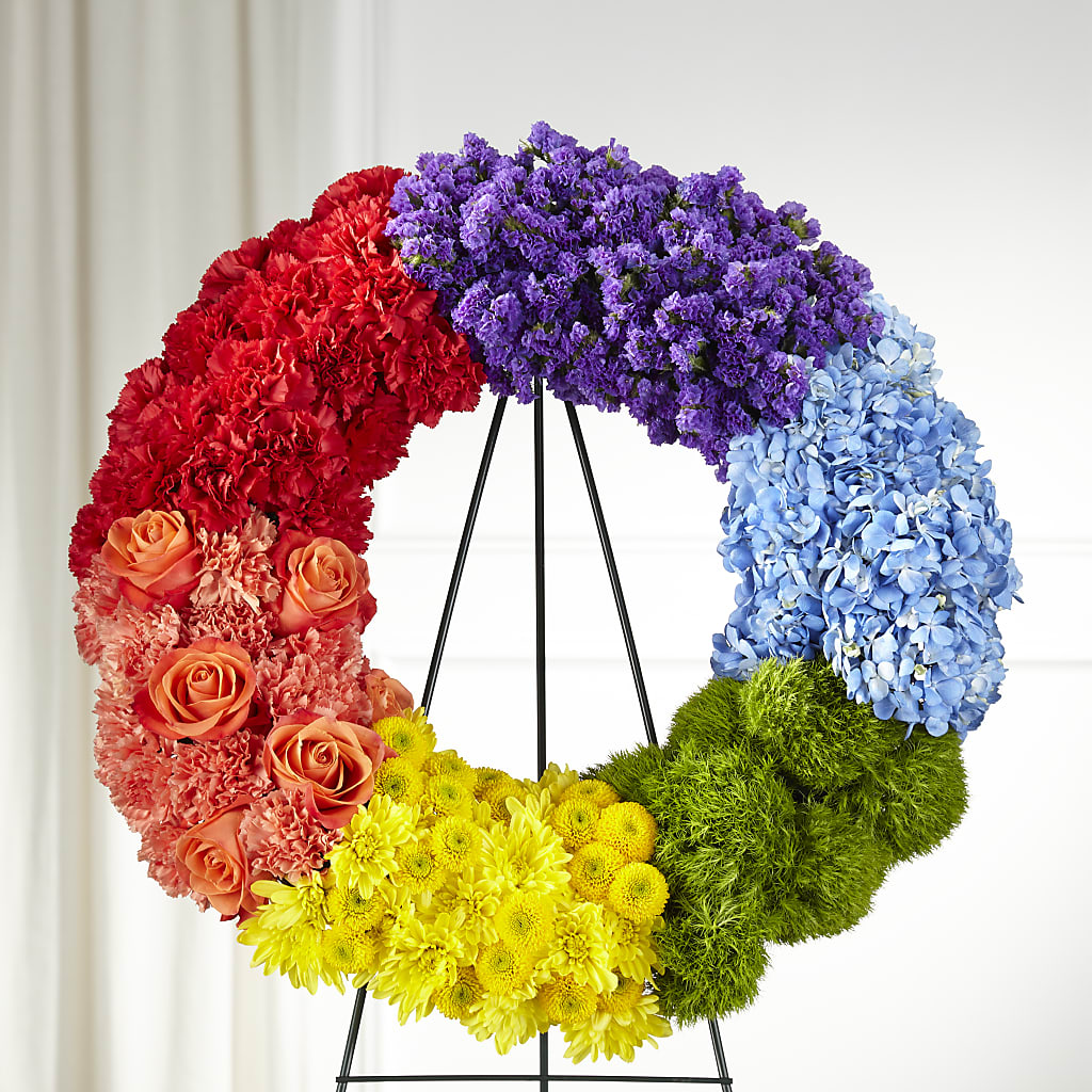 Circle of Love Wreath – The Flower Shop, Sacramento CA