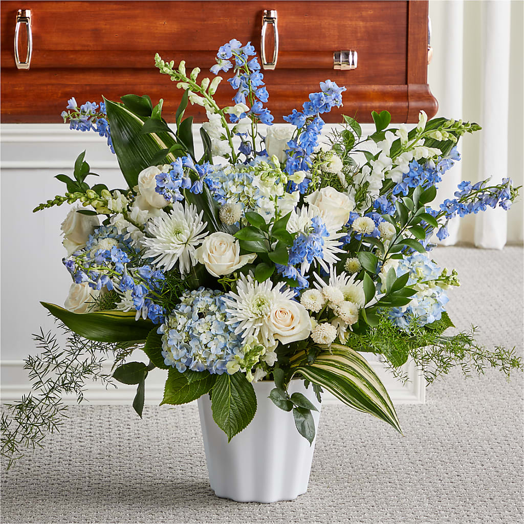 Everlasting Memories Floor Basket – The Flower Shop, Sacramento CA