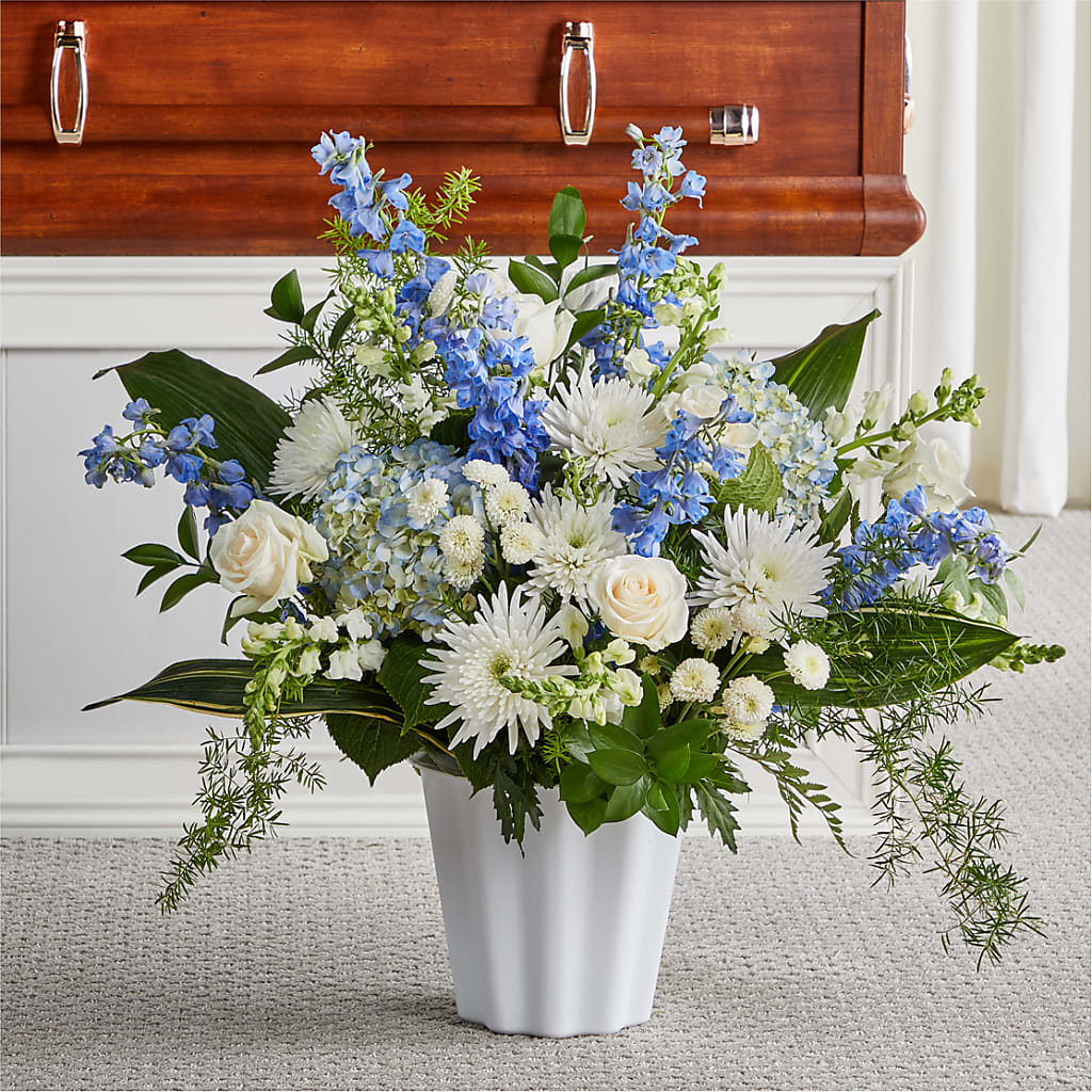 Everlasting Memories Floor Basket – The Flower Shop, Sacramento CA