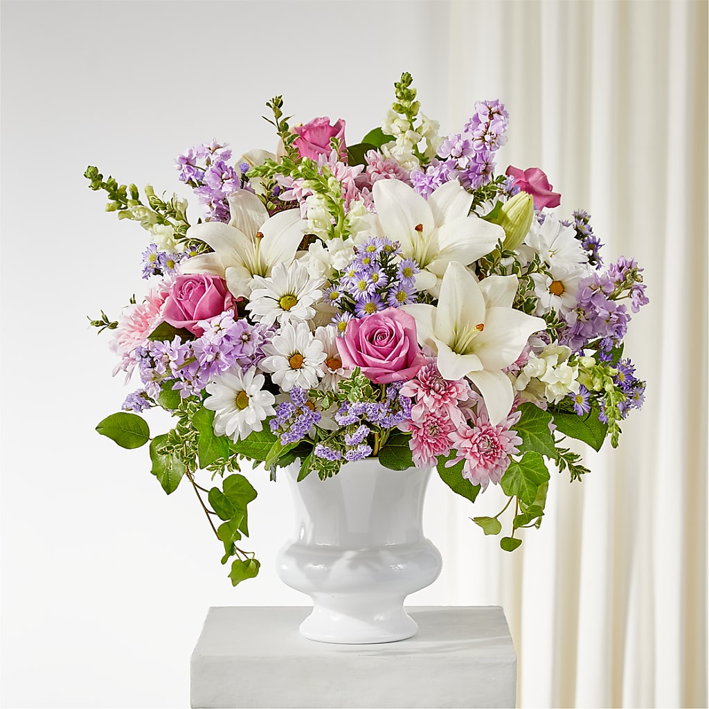 Remarkable Life Urn Arrangement – The Flower Shop, Sacramento CA