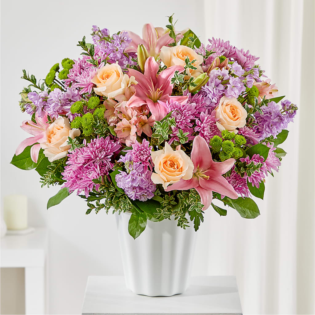 Supportive Embrace Tabletop Basket – The Flower Shop, Sacramento CA