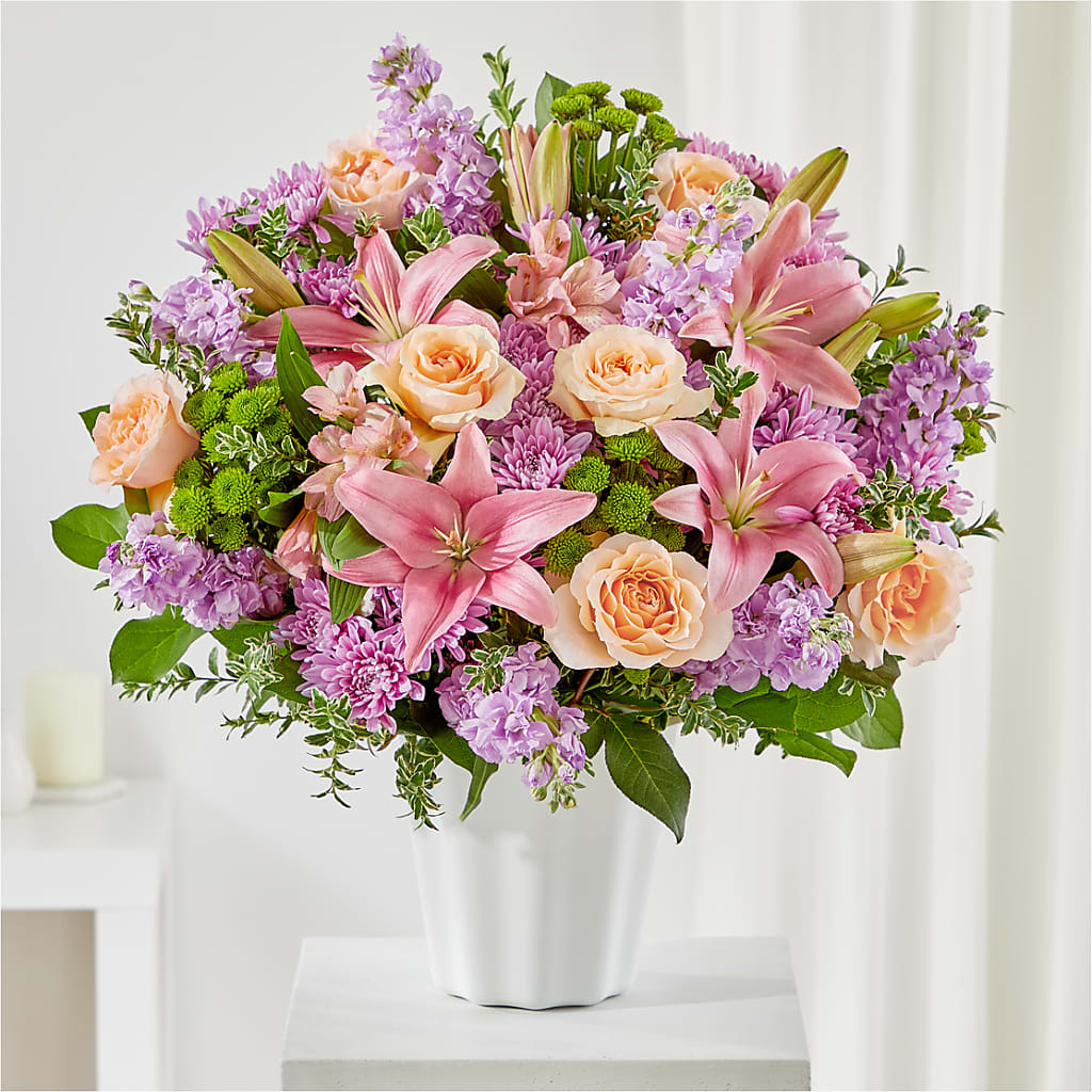 Supportive Embrace Tabletop Basket – The Flower Shop, Sacramento CA