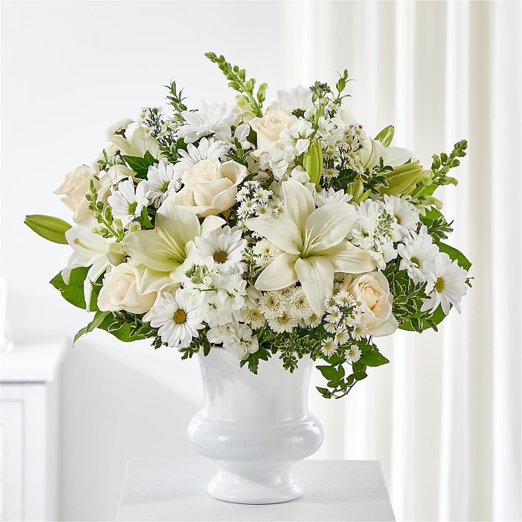 Uplifting Urn Arrangement – The Flower Shop, Sacramento CA