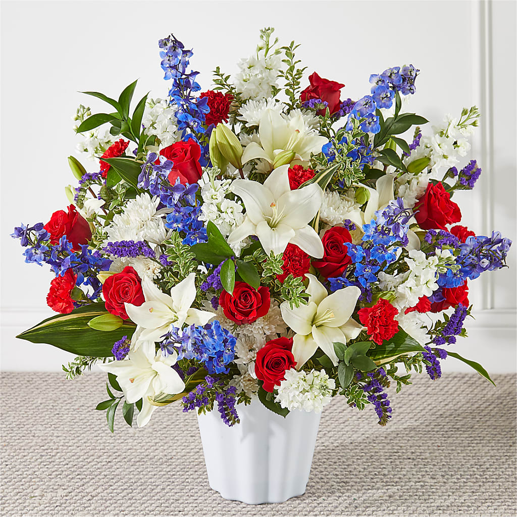 Consoled Floor Basket – The Flower Shop, Sacramento CA