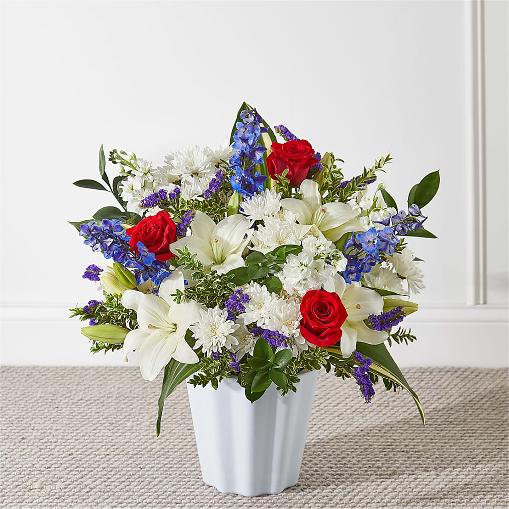 Consoled Floor Basket – The Flower Shop, Sacramento CA