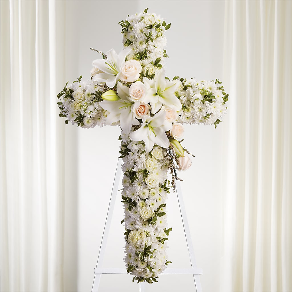 Spiritual Guidance Standing Spray – The Flower Shop, Sacramento CA