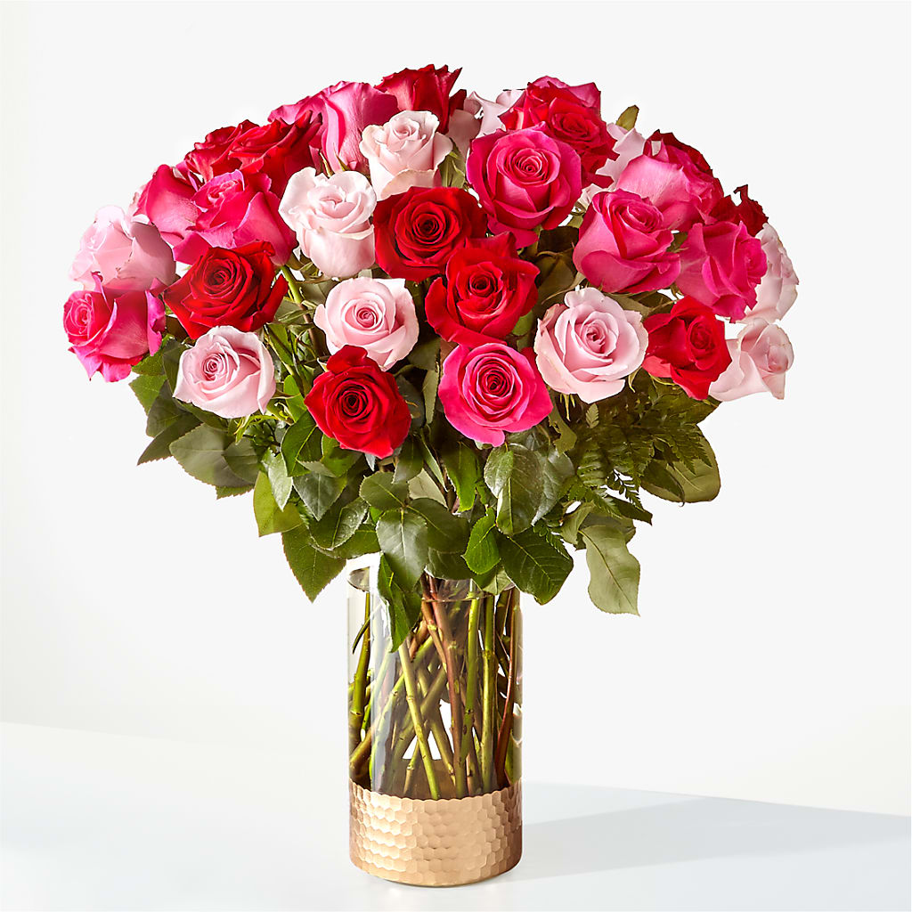 Love Notes Rose Bouquet – The Flower Shop, Sacramento CA