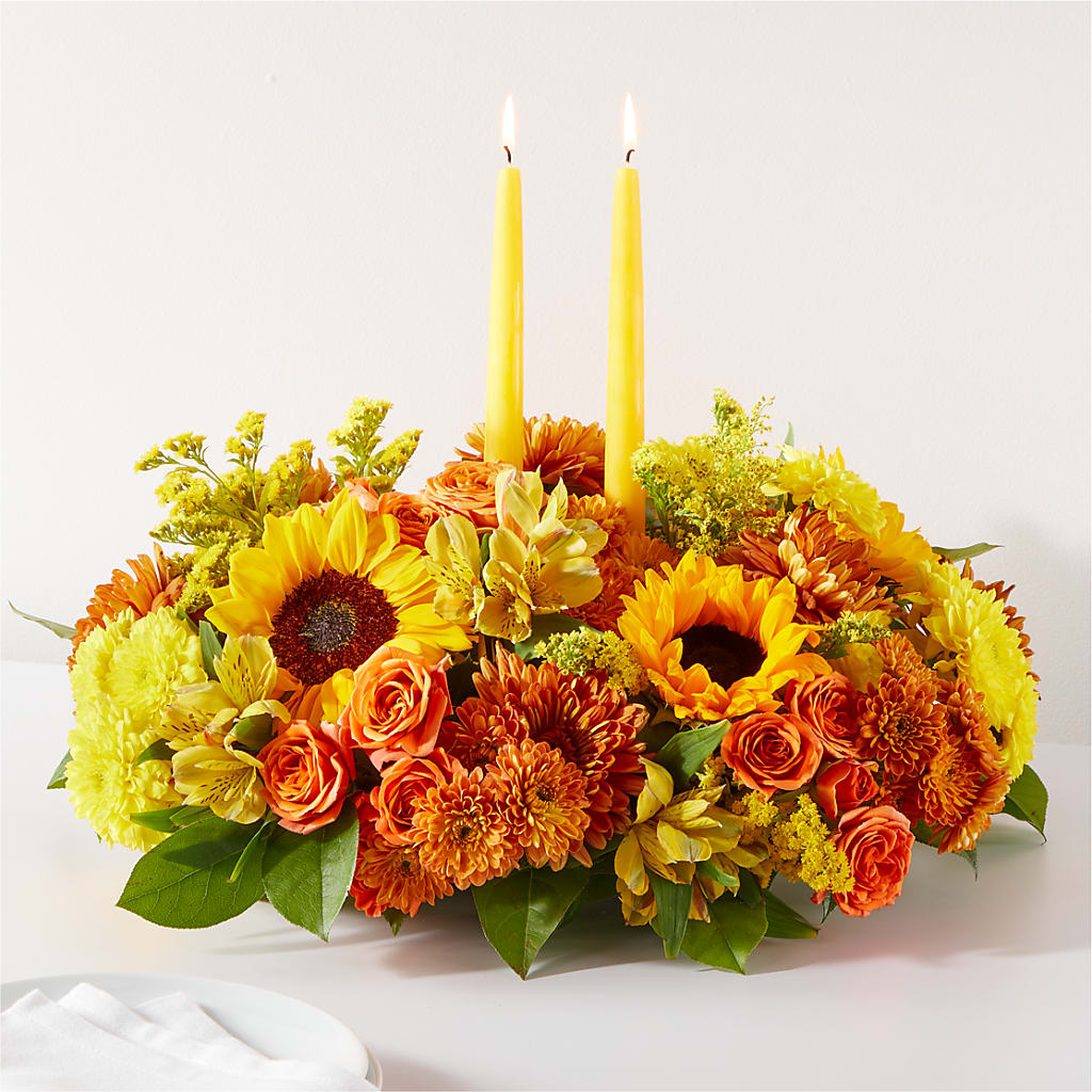 Autumn Harmony Centerpiece – The Flower Shop, Sacramento CA